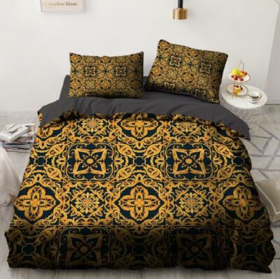 3D Petal Pattern ZHUA39 Bed Pillowcases Quilt Duvet Cover Set Queen King Zoe