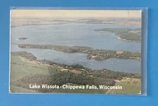 Chippewa Falls WI-Wisconsin Lake Wissota Vintage Postcard