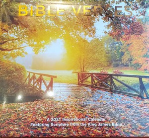 2021-22 BIBLE VERSES 16 MONTH 12"x11" Wall Calendar ...
