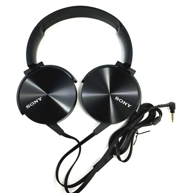 Sony MDR-XB450AP Extra Bass On the Ear Headphones - Black for sale online | eBay