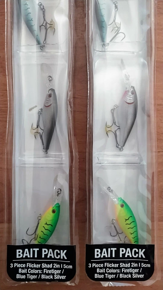 Berkley Flicker Shad Crankbaits Jerkbaits Fishing Lot - 6 Lures - Bass Crappie - Image 3 of 4