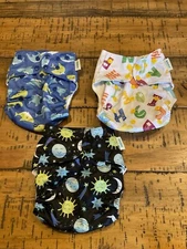 Kinder Reusable Diapers Set Of 3