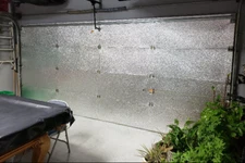 Garage Door Insulation 24" x 16ft Reflective Foam Core (1 Panel) R8 2 Car Size