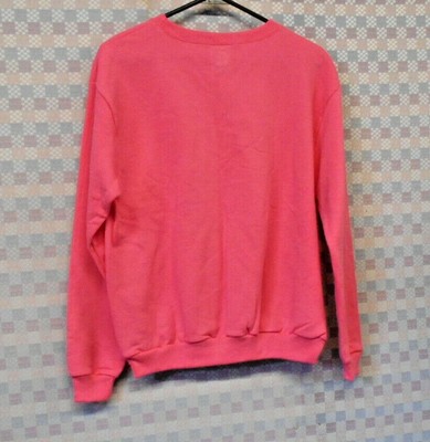 HANES PINK PULLOVER SWEATSHIRT SIZE X-LARGE NEW | eBay