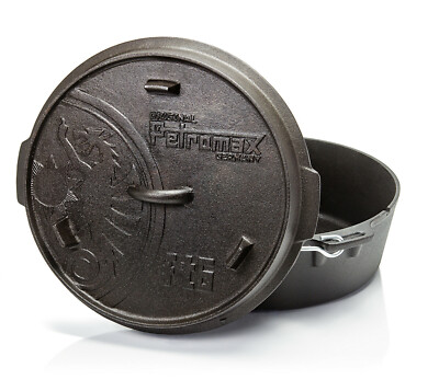 PETROMAX Feuertopf ft6 ohne Füße Dutch Oven  4 bis 8 Personen Grilltopf