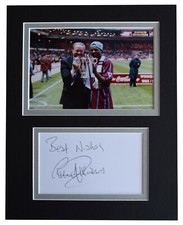 Ron Atkinson Signed Autograph 10x8 photo display Aston Villa Football AFTAL COA