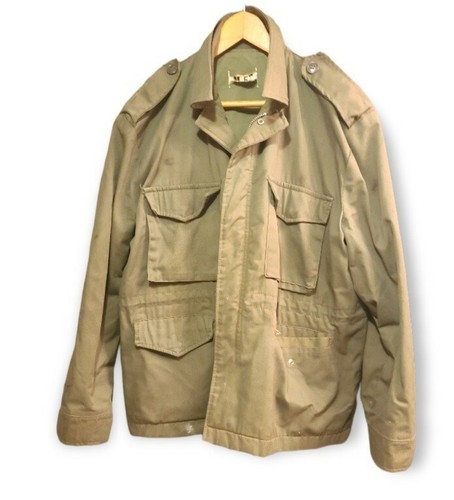 Vintage M-52 Military Field Jacket drab 