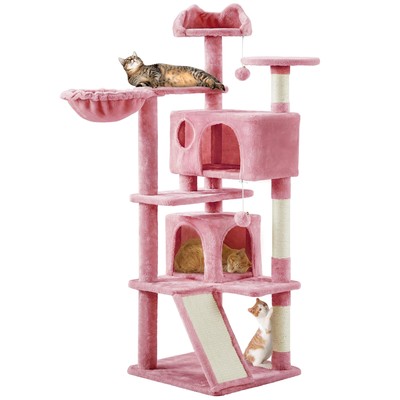 Topeakmart 57 inches Multi-Level Cat Tree Cat Condo with Scratching Posts Kit...