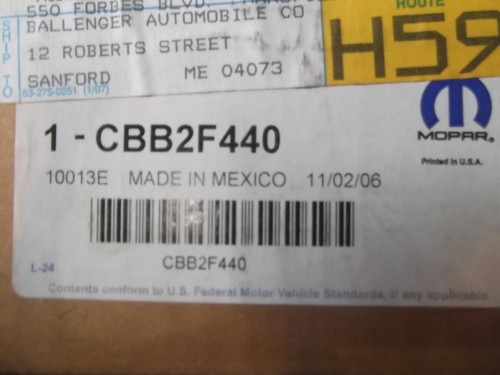 MOPAR CBB2F440 2005-2006 CHRYSLER PACIFICA PRIMARY FUEL PUMP MODULE OEM ORIGINAL - Picture 2 of 2