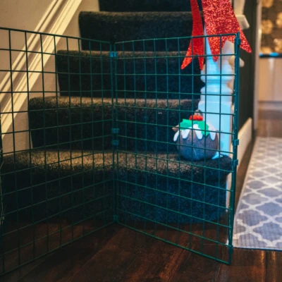 CONKA Indoor Dog Fence Barrier Safety Gate Pets Foldable Various Heights