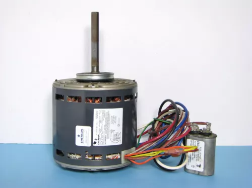 EMERSON K55HXSMY-7024 FURNACE BLOWER MOTOR 1075RPM 3SPD 1/2HP 115V 5A 2 SPD