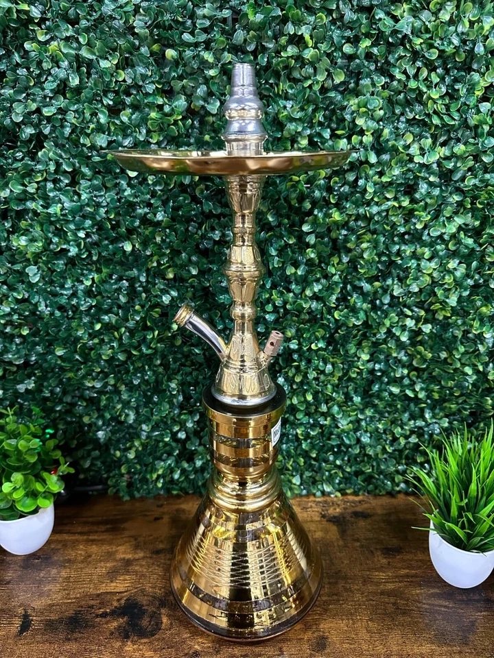 Juego de cachimba de 20 pulgadas 1 manguera egipcia hecha a mano Foto 4 de 4