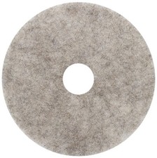 Prime Source High-Speed Medium Hair Floor Pads, 24" Diameter, Natural, 5-pack