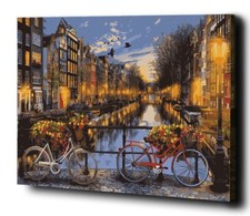 Premium Quality Paint By Numbers Kit: Amsterdam. KitArtUS