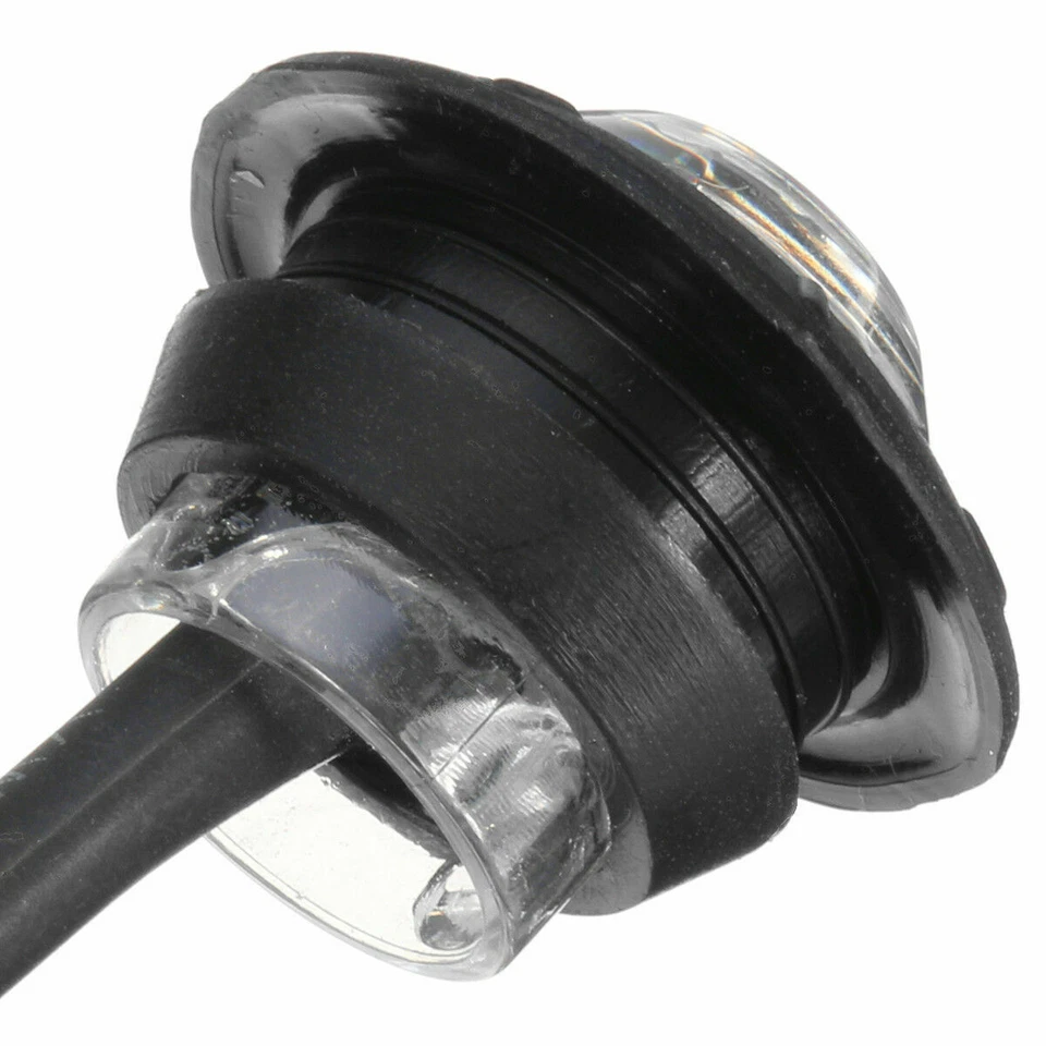 10x Luces LED redondas para barco marino blanco 12V cabina cubierta luz de cortesía Foto 4 de 4