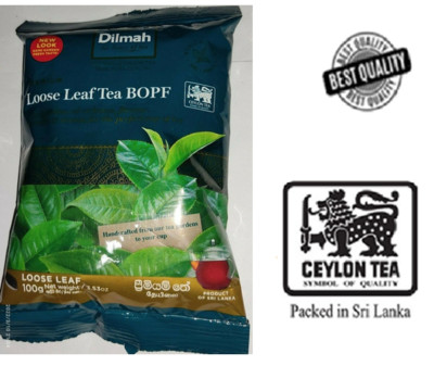 Dilmah Premium Ceylon Black Tea BOPF Loose Leaf 100g Natural Drink Sri Lanka NW