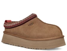 New UGG Women's Tazz Platform Slipper Chestnut 11225553 Suede sz 7 8 9 FREE SHIP