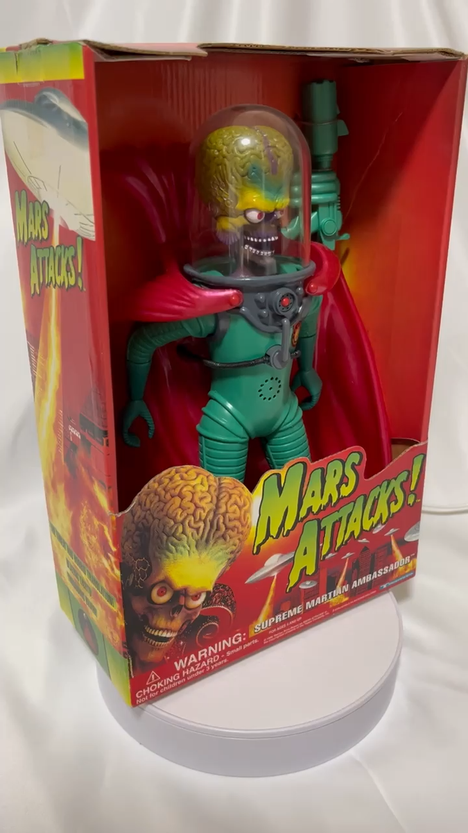 MARS ATTACK マーズアタック　トーキングフィギュア1996年3体セット MARS ATTACK マーズアタック トーキングフィギュア1996年3体