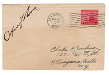 A. Harry Moore Signed Letter 1934 / Autographed Senator, Governor New Jersey