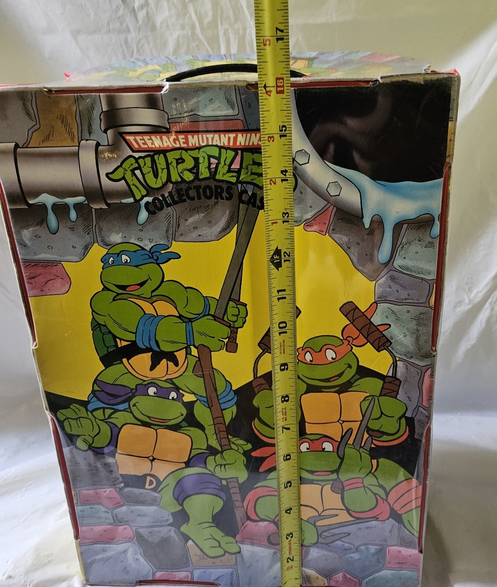 Teenage Mutant Ninja Turtles Deluxe Collectors Case 1990 VG Cond