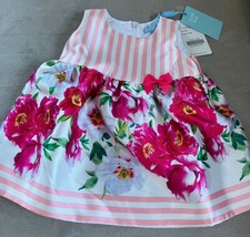 Abito Bambina 6 mesi nuovo Vestito Elegante Bimba 68 cm battesimo feste neonata