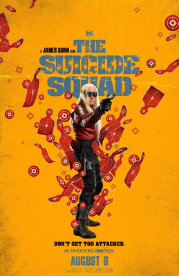 AA5426 The Suicide Squad Film By James Gunn 2021 HBO MAX Movie Poster 11x17
