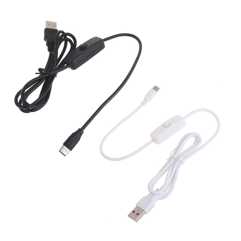 5V3A USB-C to USB-A Cable with Switch for Raspberry Pi 4B 5V3A USB-C to USB-A Cable with Switch for Raspberry Pi 4B