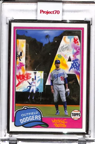 2021 TOPPS PROJECT 70 #146 MOOKIE BETTS by CES - P70 AP SILVER FRAME 02/51