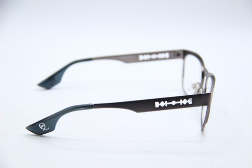 NEW ALEXANDER MCQUEEN MCQ 0027 IIG GUNMETAL BLACK AUTHENTIC EYEGLASSES 54-17 - Picture 4 of 4