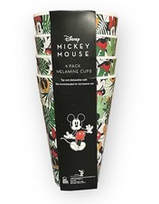 Disney Mickey  Minnie Mouse 4 Pack Melamine Cup New