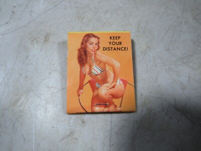 Vintage 1940s50s Hi-Way Inn Sportsman's Corner Parksville NY Matchbook Pin-Up