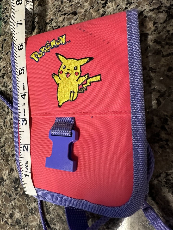 Vintage Original Pokémon Pikachu Gameboy Color Carrying Case/Bag 1990s ...
