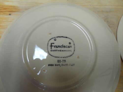 1964-66 Vintage Franziskaner Ware Apfeltassen und Untertassen - Bild 4 von 10
