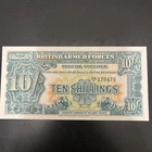 British Armed Forces - 10 Shillings - 2 ND Series UNC. - Top Quality! - S636