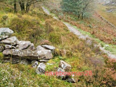 FOTOWEG ZU MOEL SIABOD DIES IST DER WEG, DER VON PLAS Y BRENIN ZU MODELL führt
