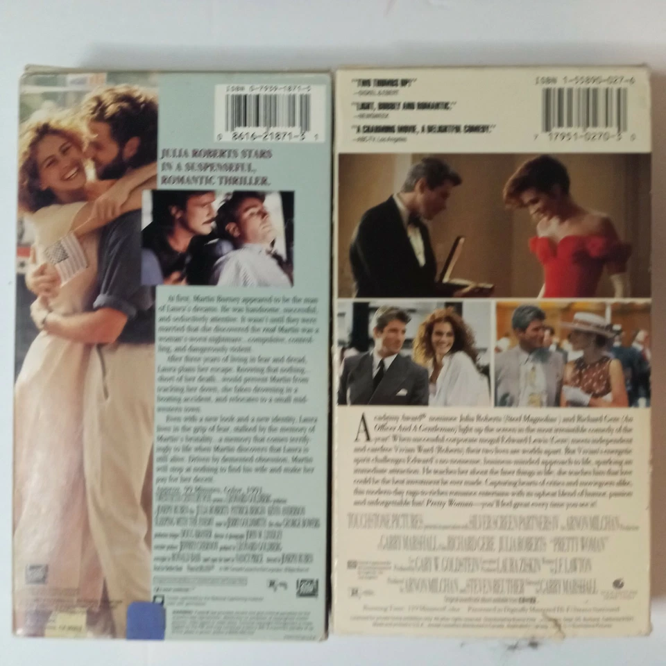 Pretty Woman [VHS]  sleeping with the enemy lot of 2 Foto 2 de 3