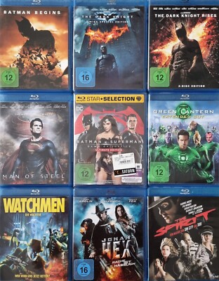Batman Men of Steel Green Lantern Watchmen Jonah Hex Spirit Bluray