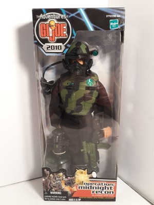 GI Joe Adventures 2010 OPERATION:MIDNIGHT RECON Action Figure NIB (1106)