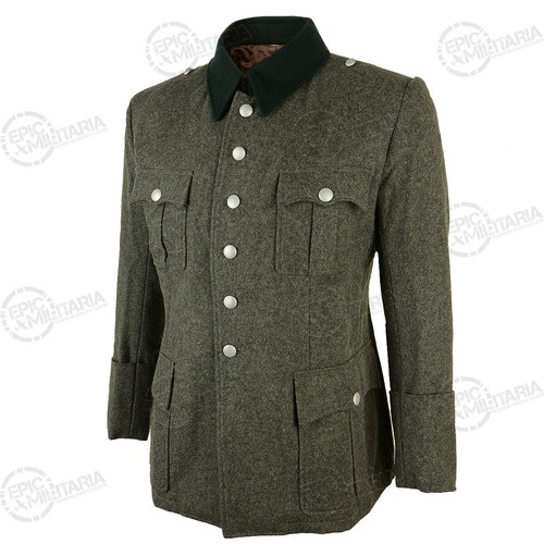 WW2 German Army M36 Field Grey Officers Wool Tunic - Premium - Picture 3 of 8