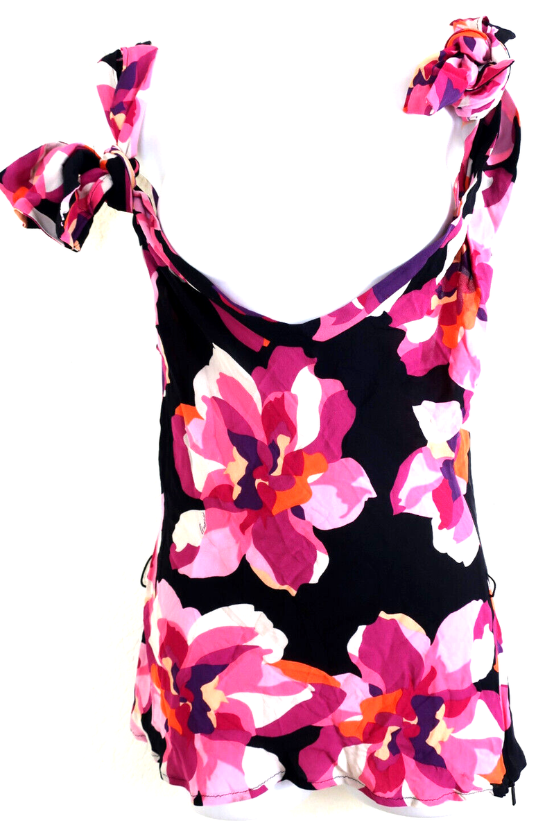 @_＠様 GUCCI Pink Black Floral Silk Zip Top Blouse Dress Altered Project