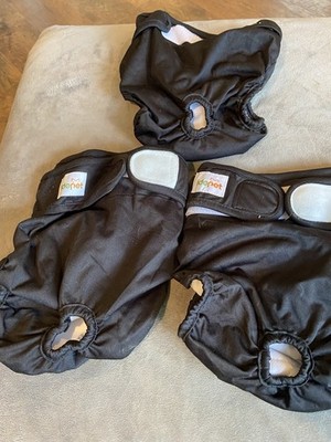 Idepet Large Reusable Dog Diapers  Large