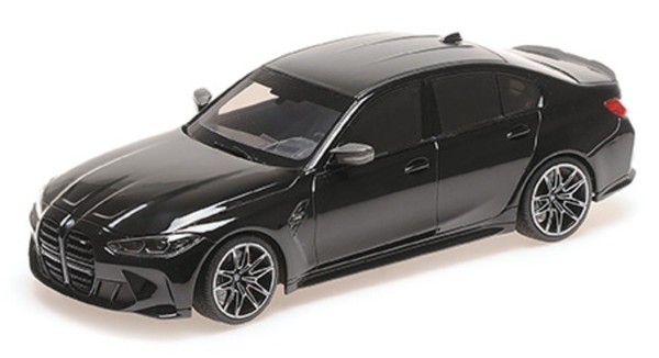BMW G80 M3 2021 Schwarz Modellauto 155020202 Minichamps 1:18-image