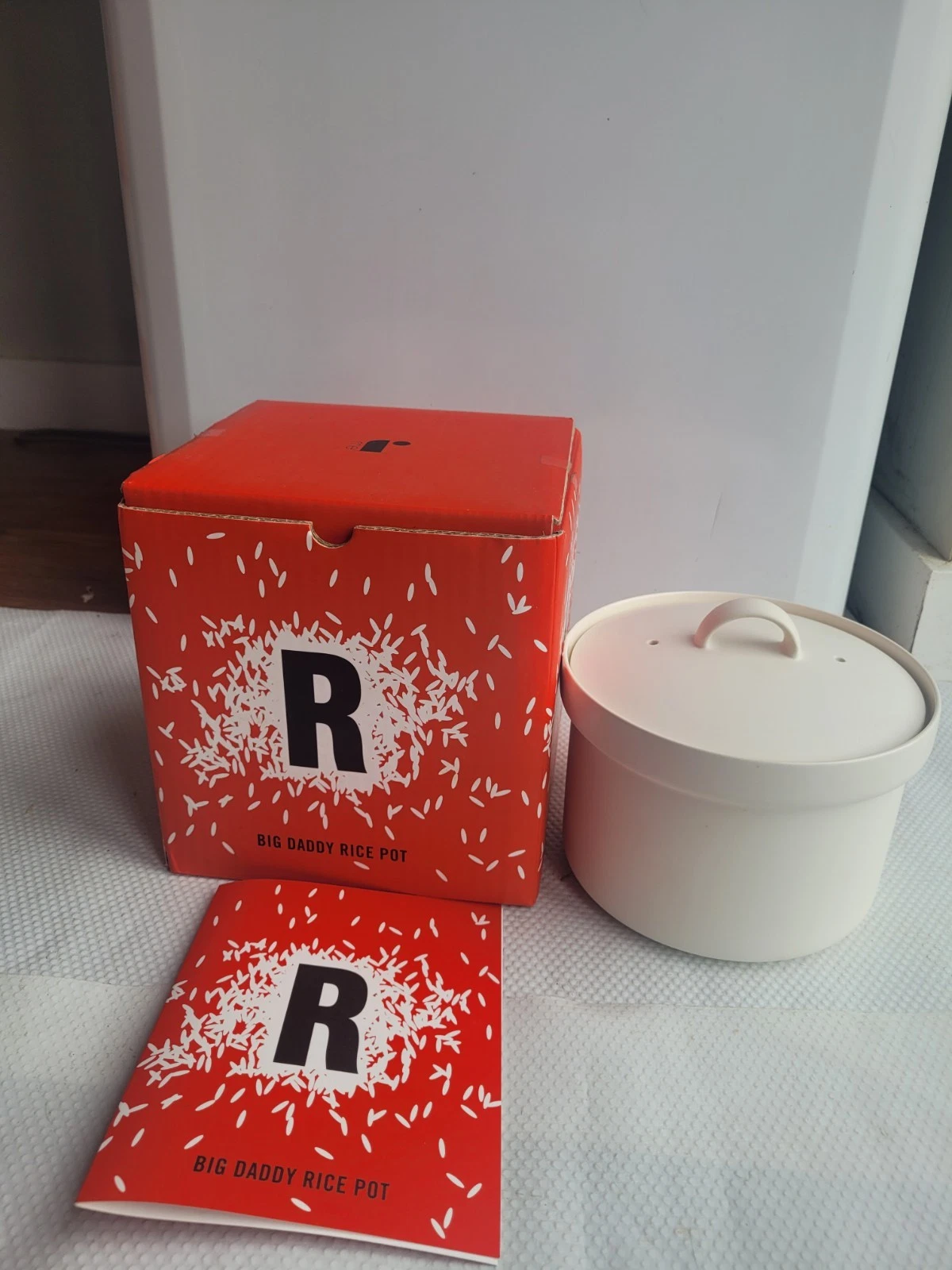 Jamie Oliver big daddy ReallyGood Rice Pot Microwave Rice Cooker Boxed/ Manual