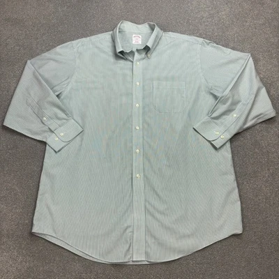 Chemise Brooks Brothers adulte X grand vert OCBD Oxford non fer classique... - Photo 1/4