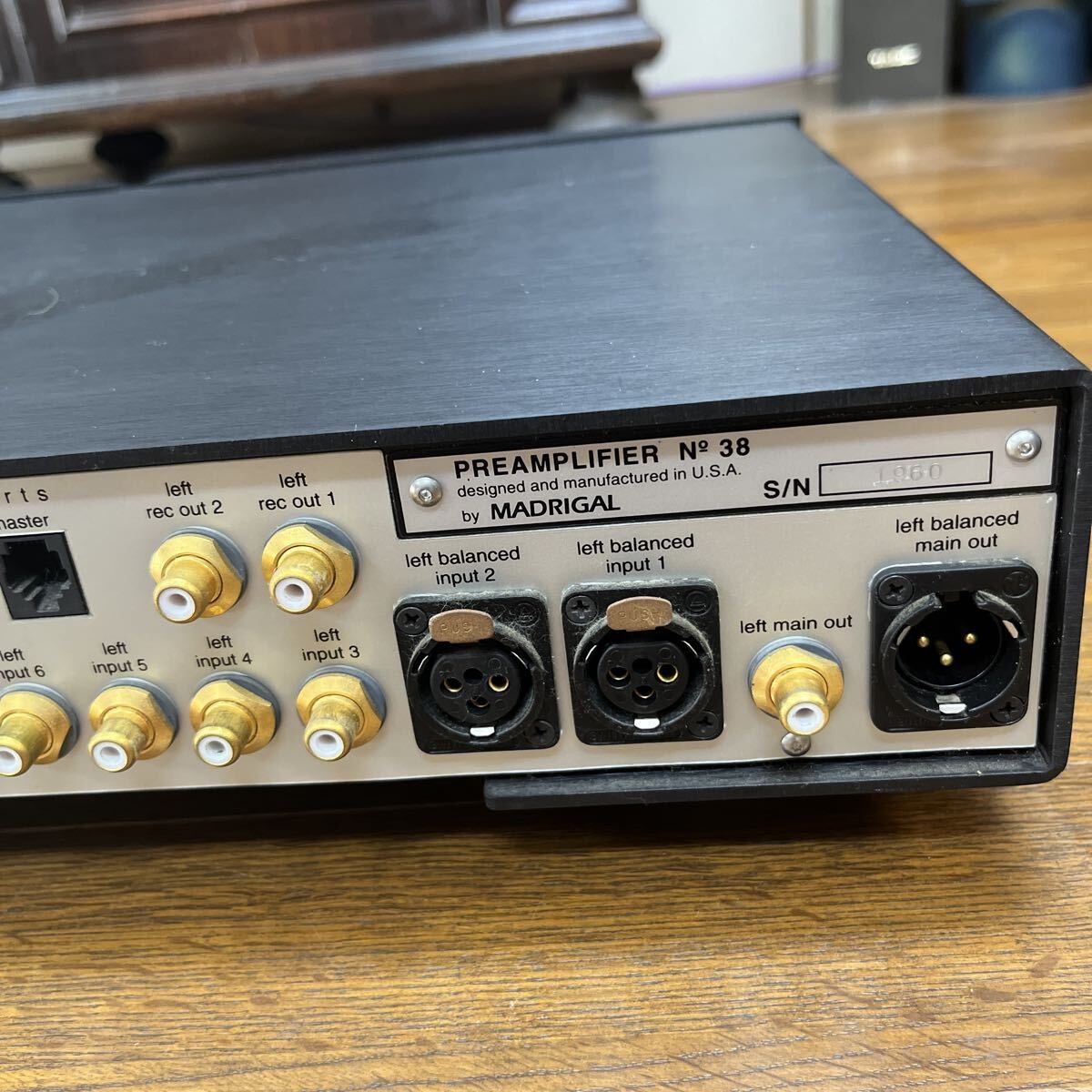 Mark Levinson No. 38L Stereo Preamplifier w/ Remote Cable Tested