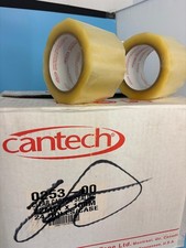 Tape Cantech 0253-00 Clear Carton Sealing Tape 72mm x 100m 24 Rolls 0011-00