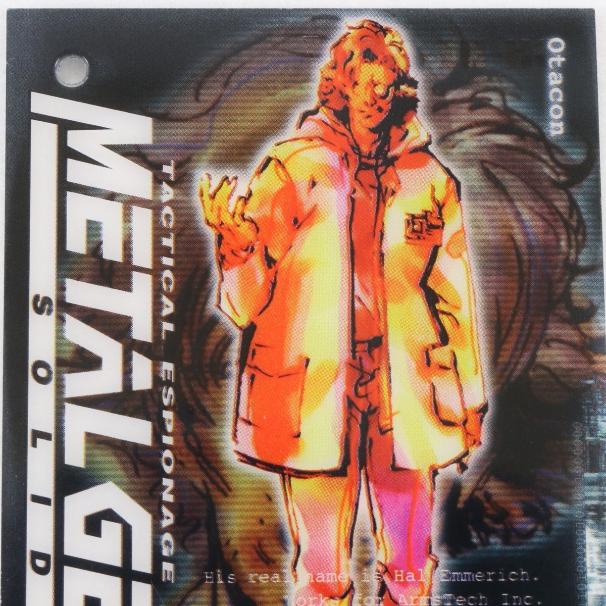 Metal Gear Solid Trading Card #006 Otacon CH-HE 2087 Konami
