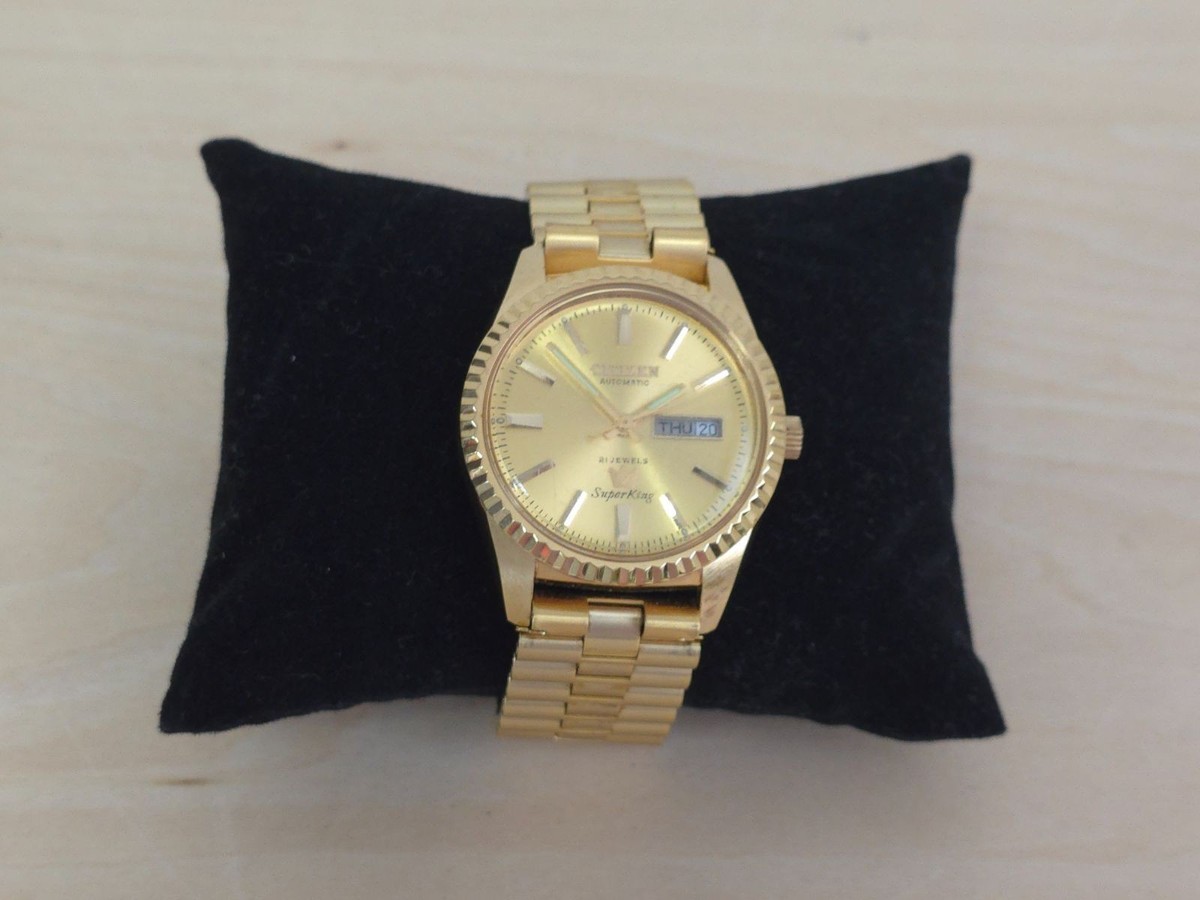 Citizen Super King 4-650379 SM Day Date 21 Jewels Automatic Mens