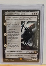 mtg final fantasy odin Seifer Almasy Painting I did for a custom card in 2025, My take on the set of @wizards_magic. Being a huge Final Fantasy fan I couldn't pass the Sized for standard size trading cards measuring 2.5 in Invocacin: primordial Odn MTG -