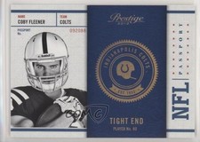 2012 Playoff Prestige NFL Passport Coby Fleener #16 0ei4